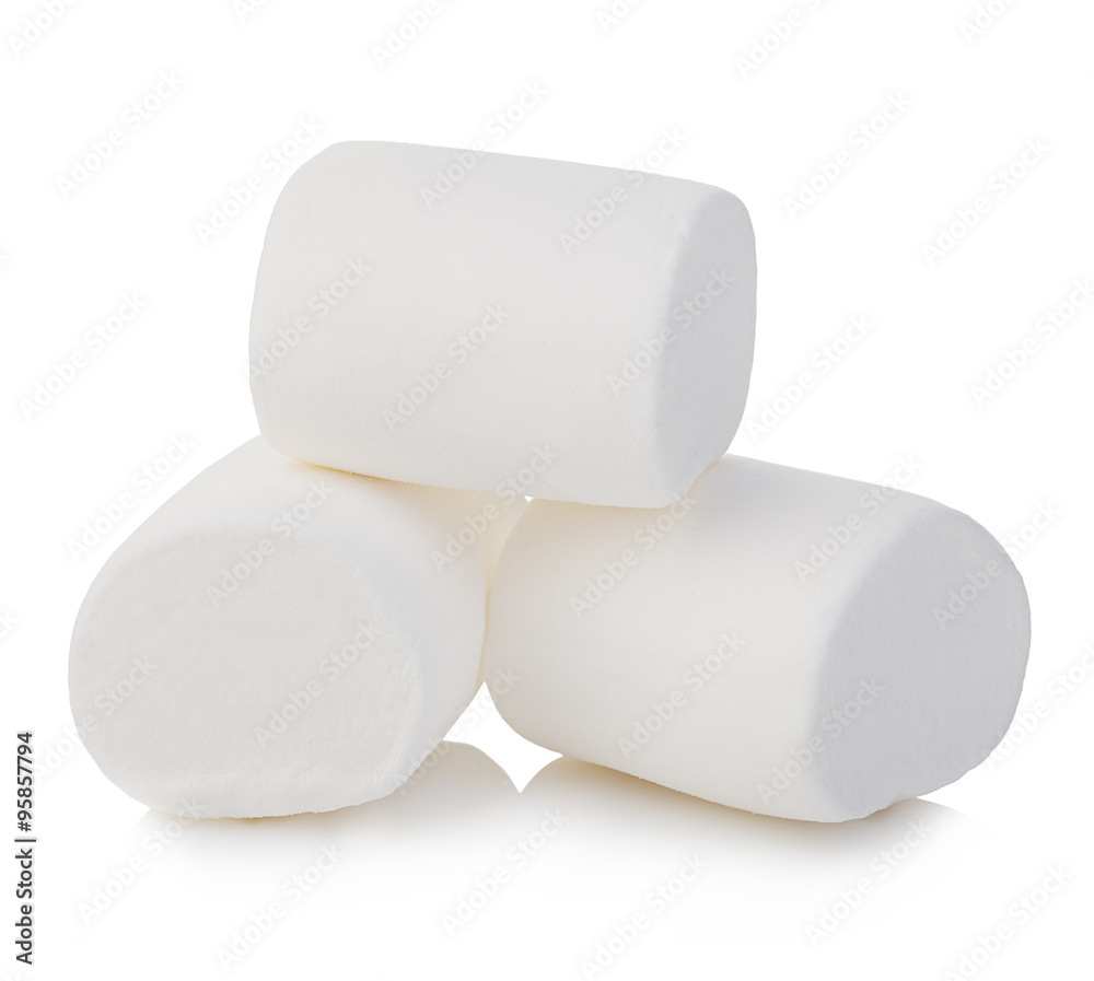 Marshmallows isolated on white background Marshmallows isolated on white background