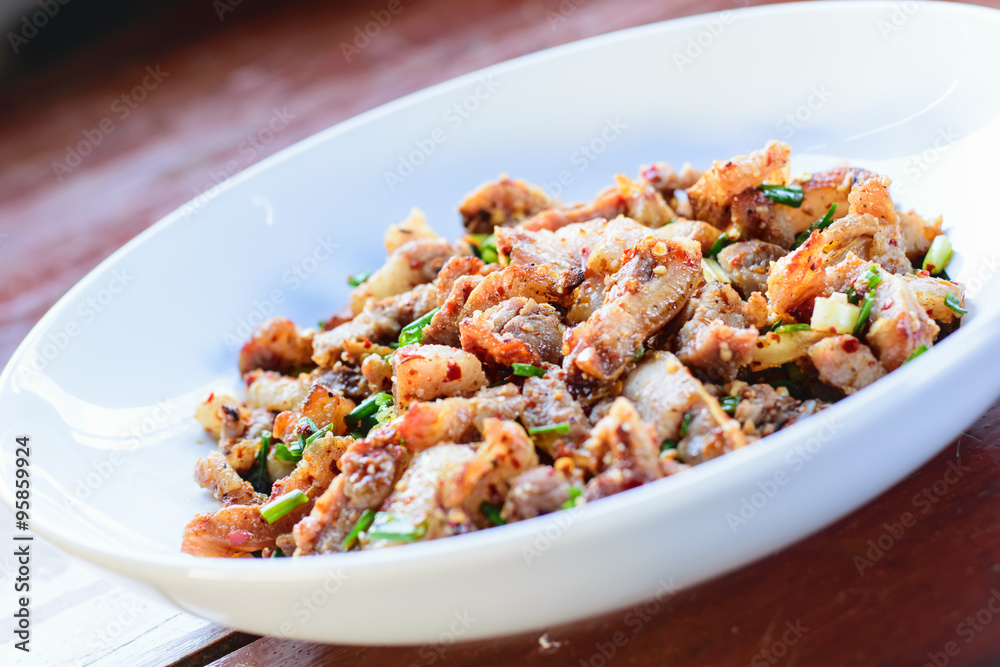Charcoal boiled pork neck Charcoal boiled pork neck
