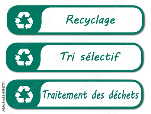 Panneau recyclage.