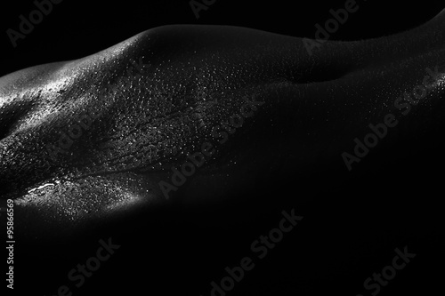 Samolepka Naked wet woman