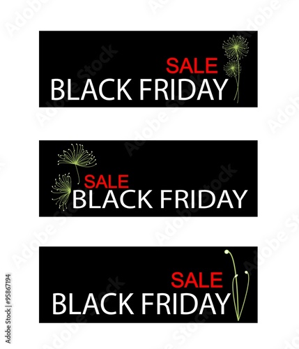 Cyperus Papyrus Plants on Black Friday Sale Banner