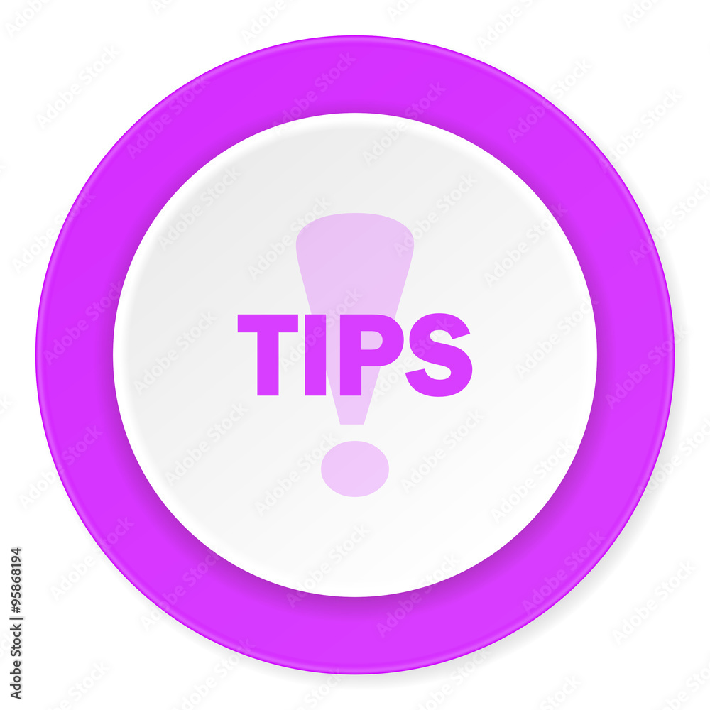 tips violet pink circle 3d modern flat design icon on white background tips violet pink circle 3d modern flat design icon on white background