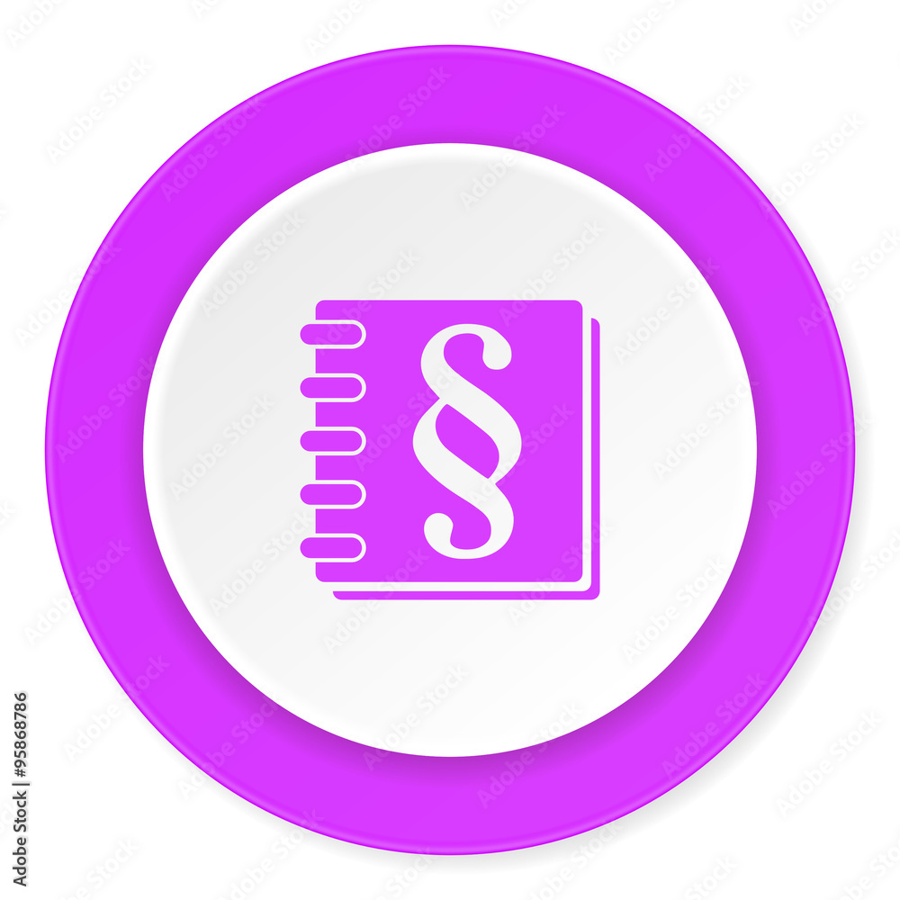 law violet pink circle 3d modern flat design icon on white background law violet pink circle 3d modern flat design icon on white background