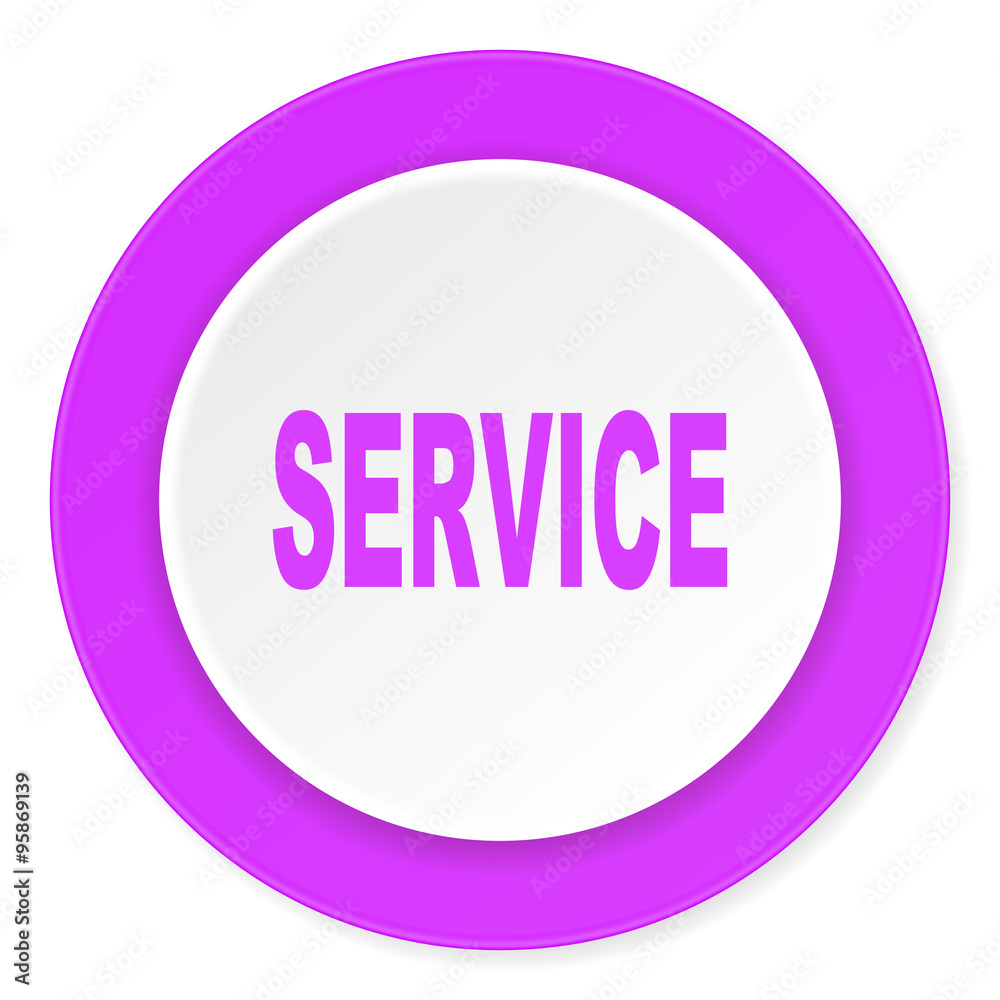service violet pink circle 3d modern flat design icon on white background service violet pink circle 3d modern flat design icon on white background