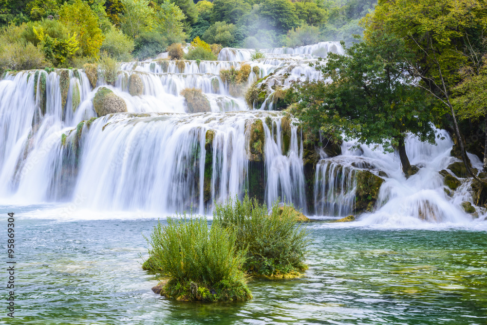 Waterfalls in Krka National Park, Croatia Waterfalls in Krka National Park, Croatia