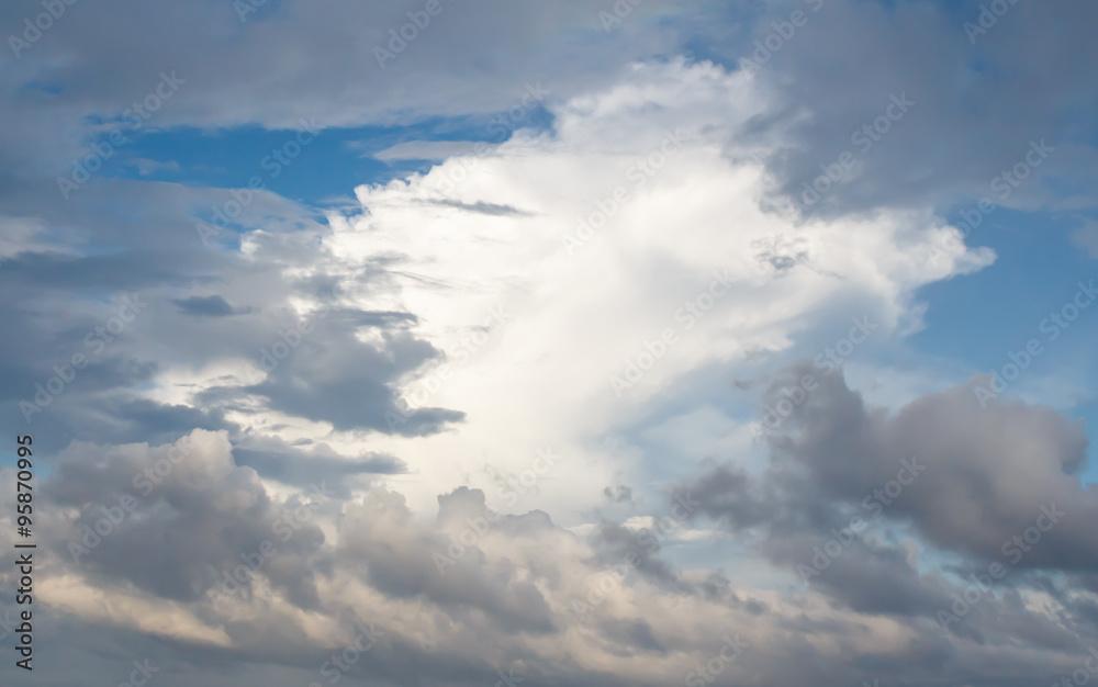 Beautiful colorful sky. Sky background