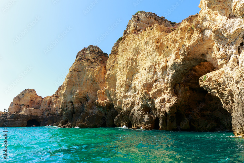 Beautiful cliffs in the ocean Beautiful cliffs in the ocean