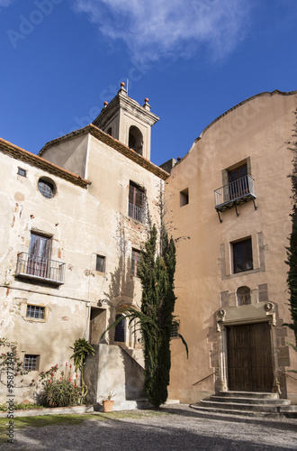 Fototapeta Naklejka Na Ścianę i Meble -  Fachada de San geronimo de la Murtra