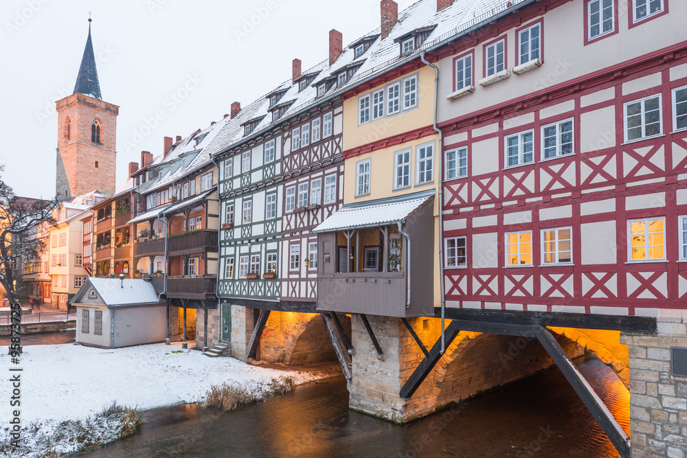 Erfurt in Winter