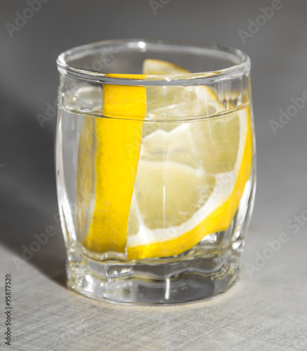 Wallpaper Mural lemon in a glass of vodka Torontodigital.ca