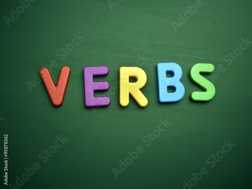 verbs concept photo