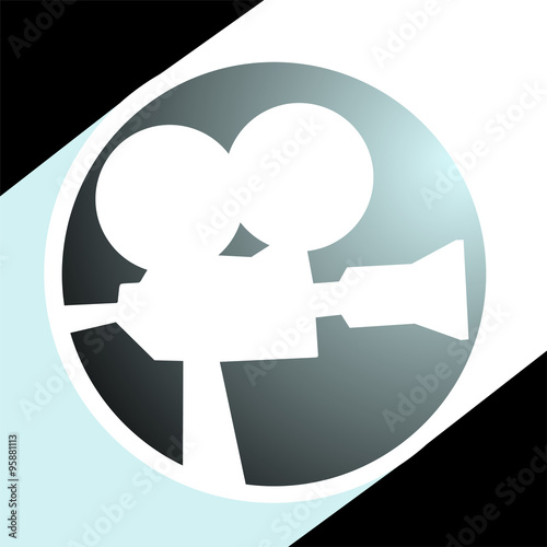old cinema cam symbol