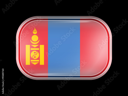 Free Download Flag of Mongolia. Rectangular Shape with Rounded Corners - GFXLoad