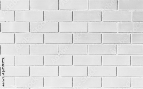 Seamless Clean White Brick wall Background