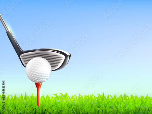 Golf Realistic Background 