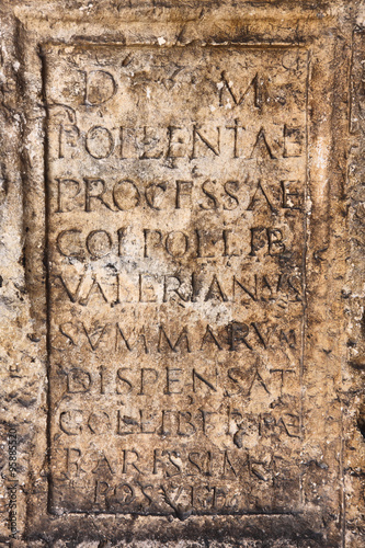 Ancient inscription