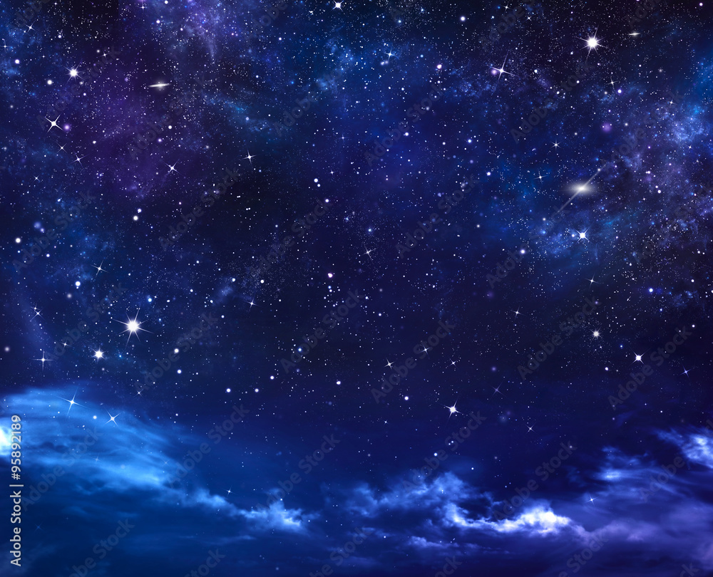 beautiful background of the night sky 