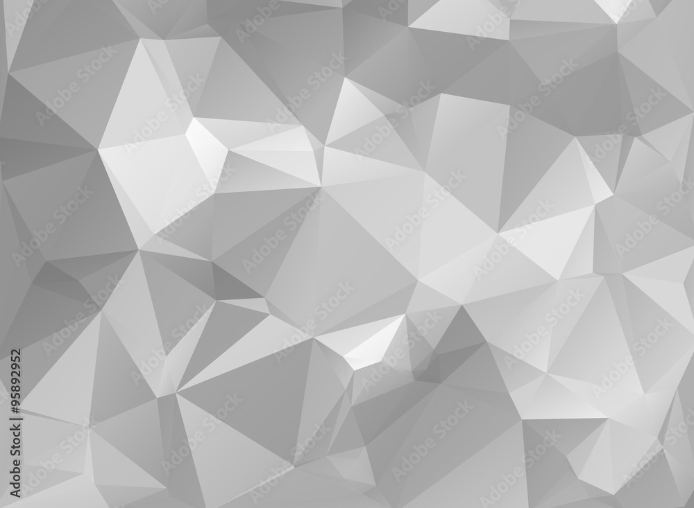 white polygonal background