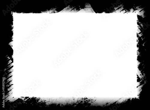 grunge black frame