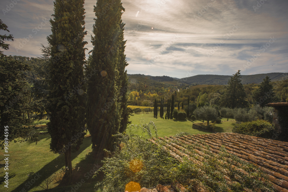 Obraz premium paesaggio toscano