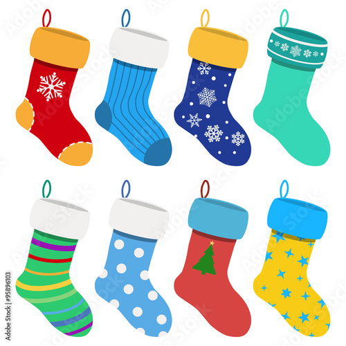 Set of Christmas socks