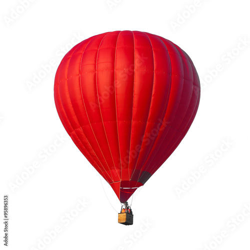 Leinwand Poster Hot Air Red balloon