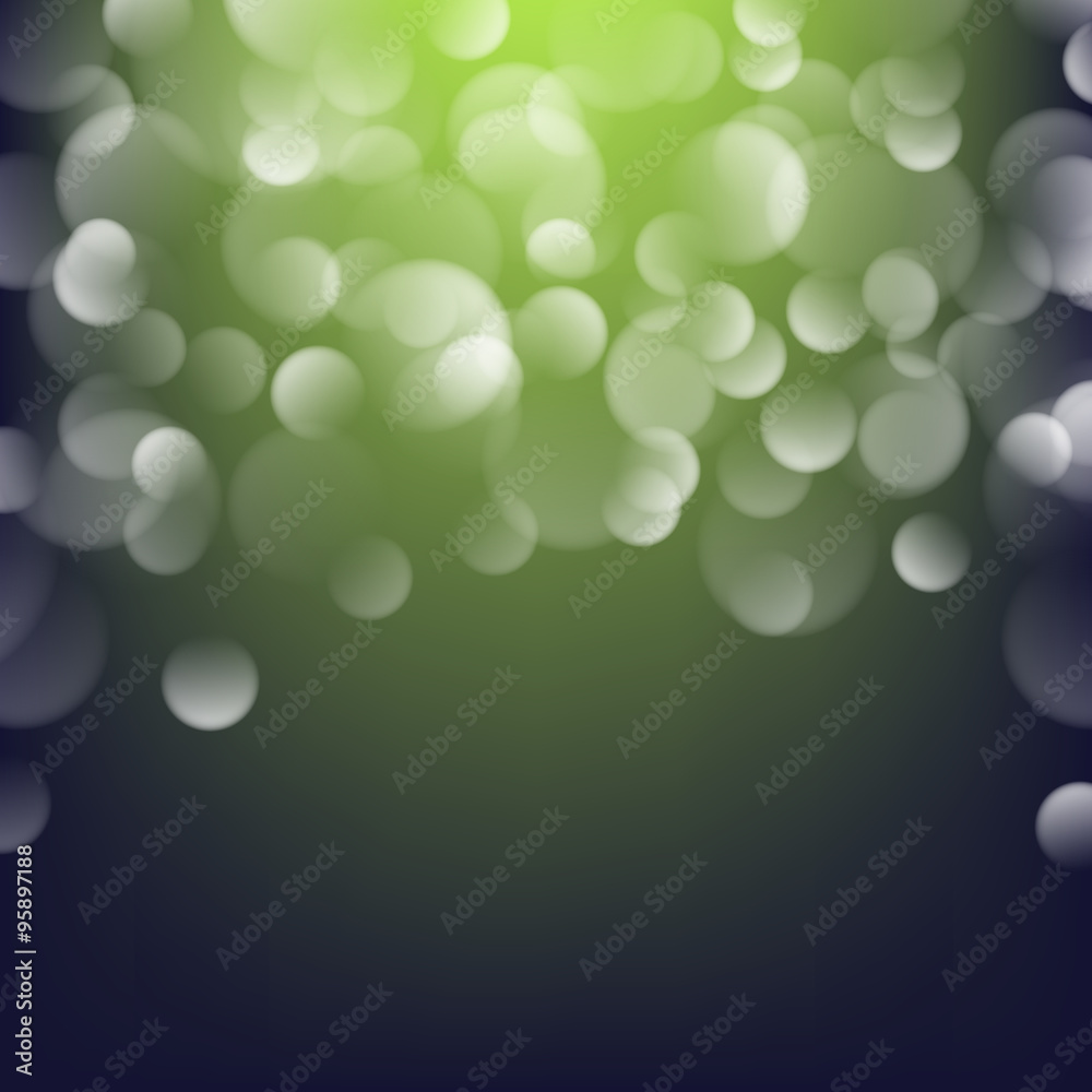 Obraz premium Abstract colored bokeh vector background