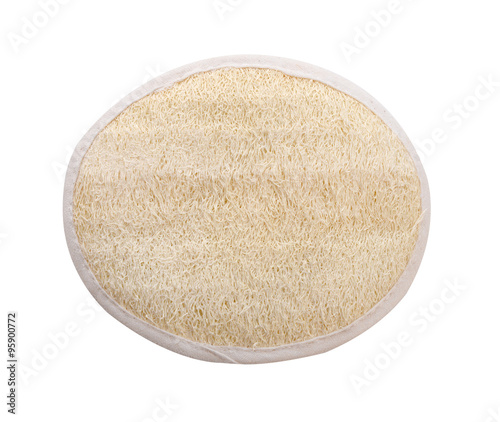 body scrub and clean skin, isolated on white background (clipping path)