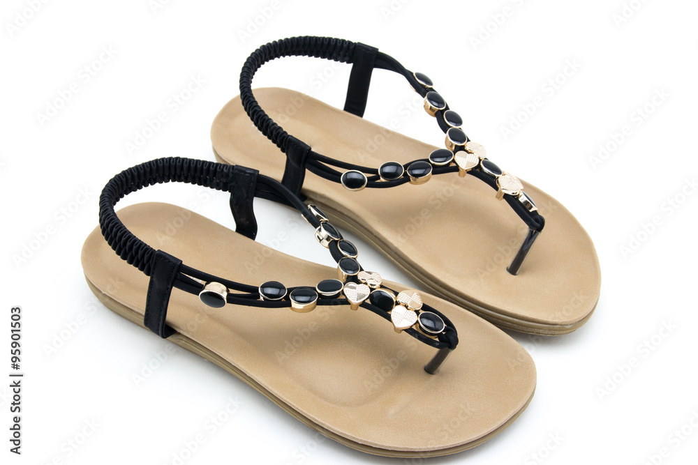 shoes on white background