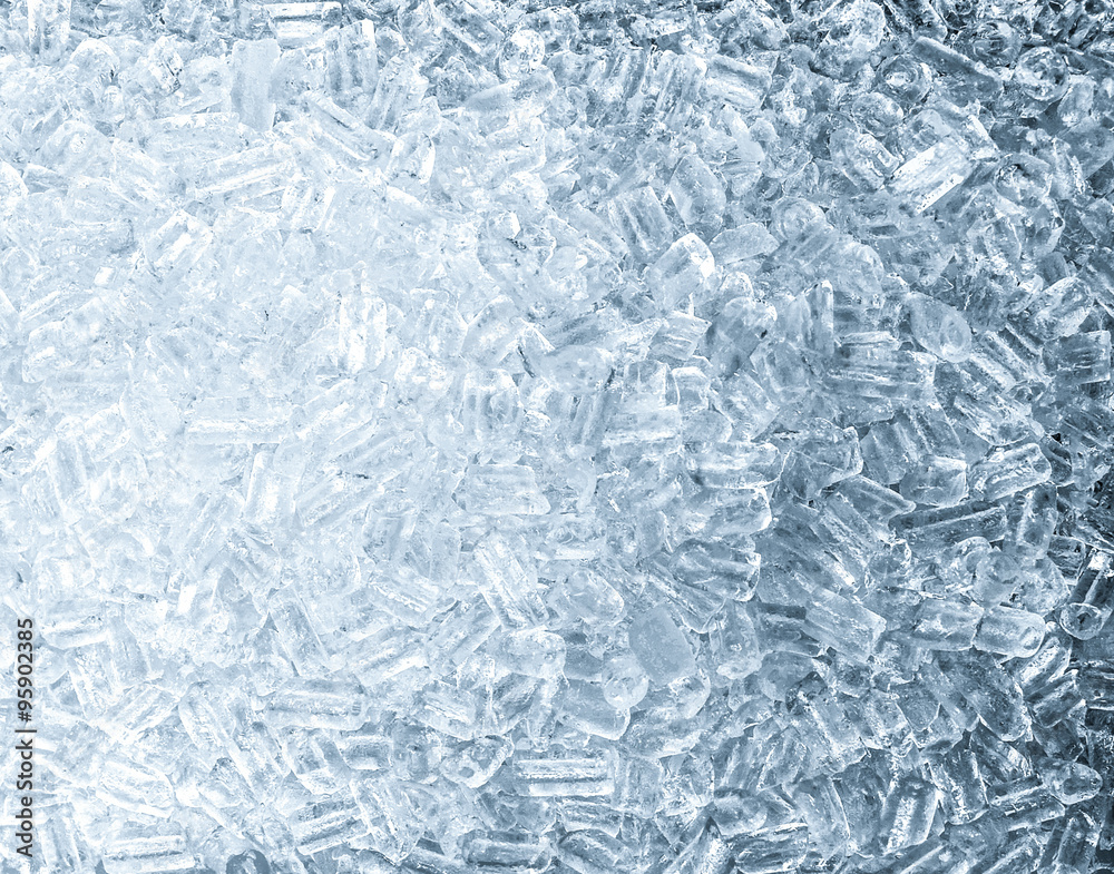 Background of blue ice cubes Background of blue ice cubes