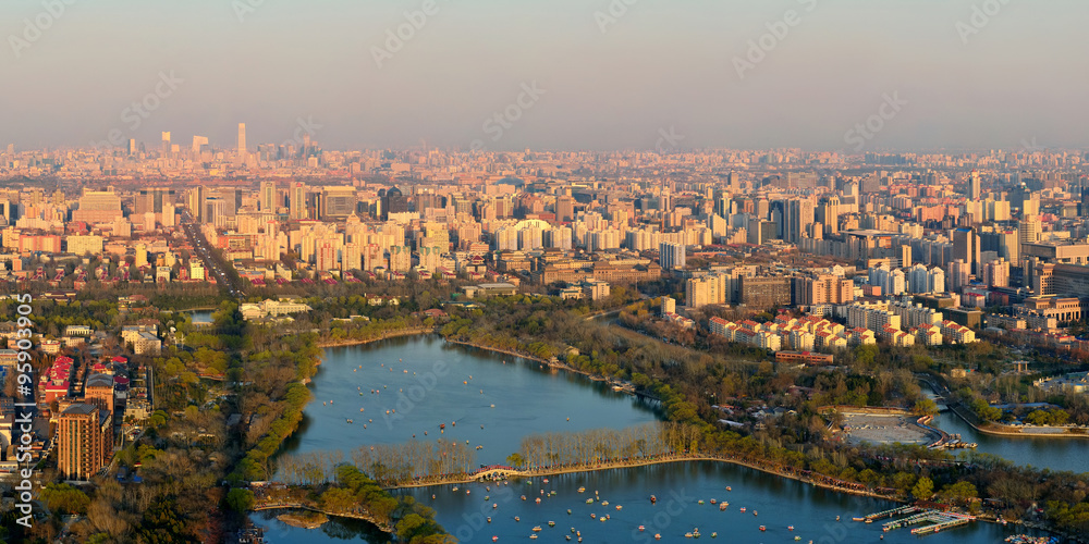 Fototapeta premium Beijing sunset