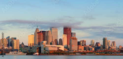 Canvas Print Toronto sunrise