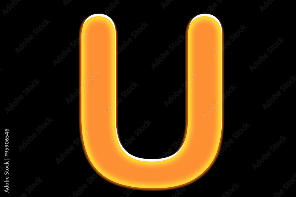 FONT or LETTER and colour design of ALPHABET in joyful bright orange colour tone FONT or LETTER and colour design of ALPHABET in joyful bright orange colour tone