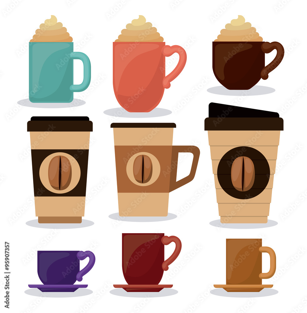 Obraz premium delicious coffee design 