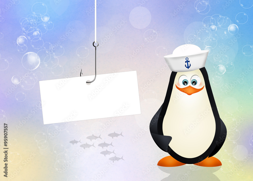 Obraz premium funny penguin