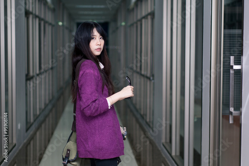 Free Download Asian girl in casual wear - GFXLoad