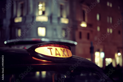 Canvas Print London taxi