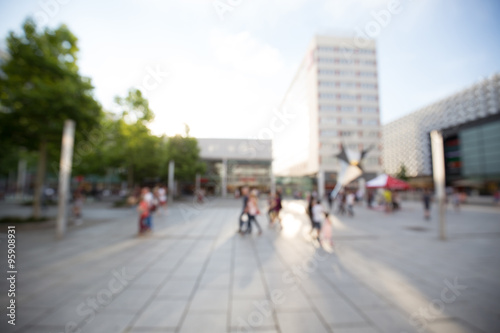 Quadro em tela Shopping street