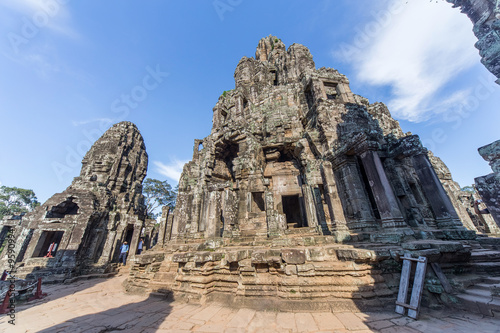 Towers and upper terrace of Prasat Bayon temple