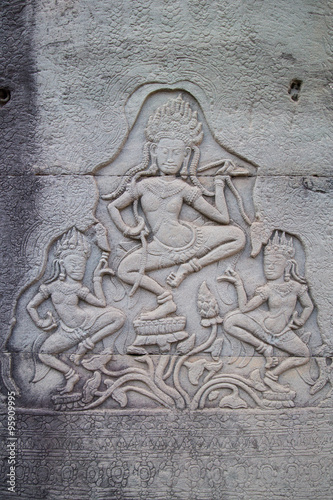 Bas-reliefs in Prasat Bayon complex