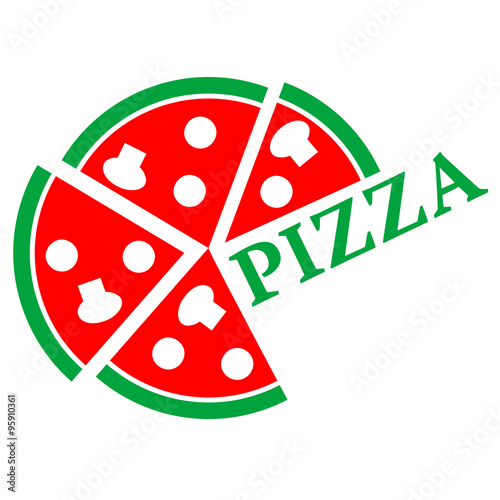 Icono plano Pizza #2