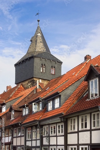 Hildesheim - Kehrwiederturm in der historischen Altstadt