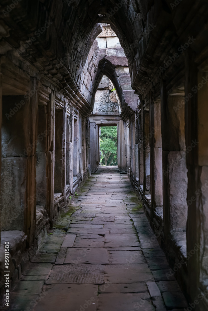 Gallery in Baphuon temple, part of the Angkor Thom  city