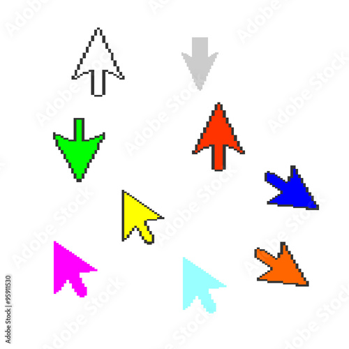 A pixel icons for computer.