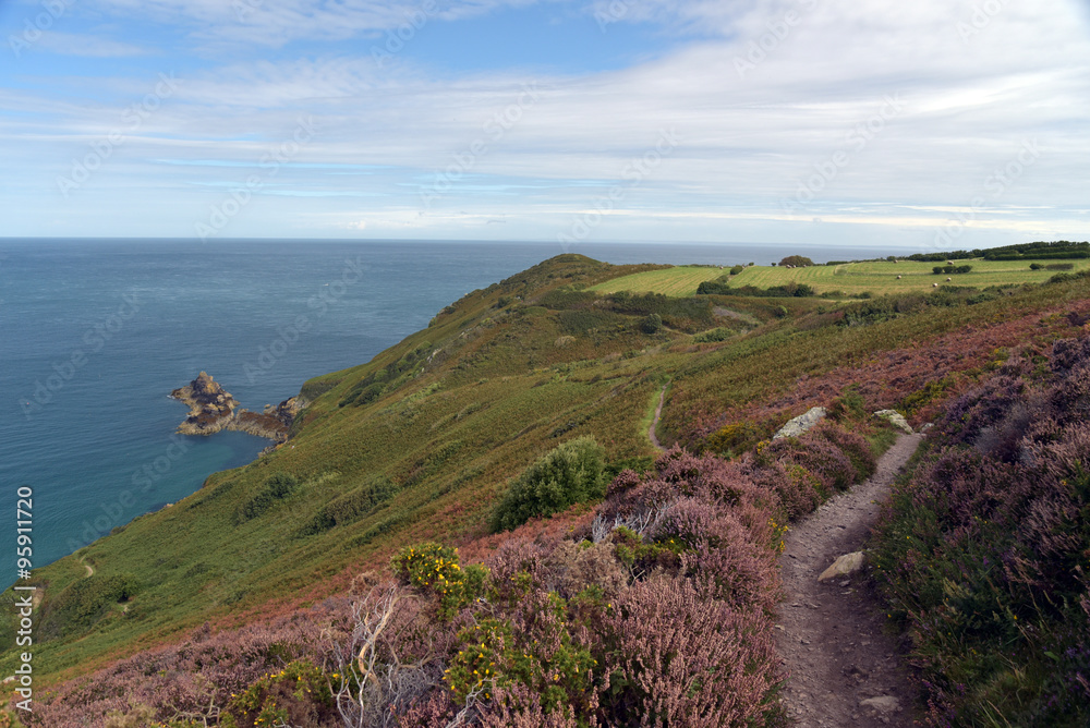 View over Bonne Nuit Bay on Jersey