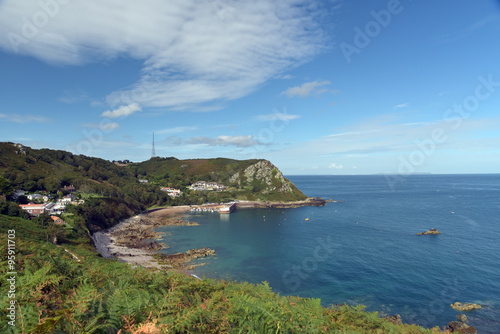 View over Bonne Nuit Bay on Jersey © davidyoung11111