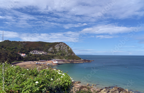 View over Bonne Nuit Bay on Jersey