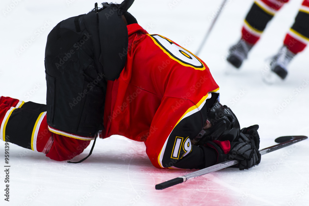 Naklejka premium Ice Hockey - Loser