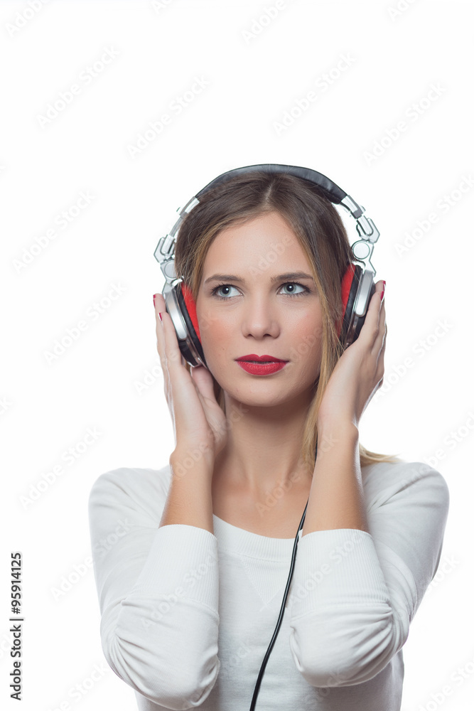 Fototapeta premium Music face