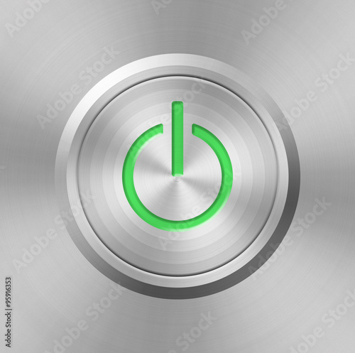 green power button